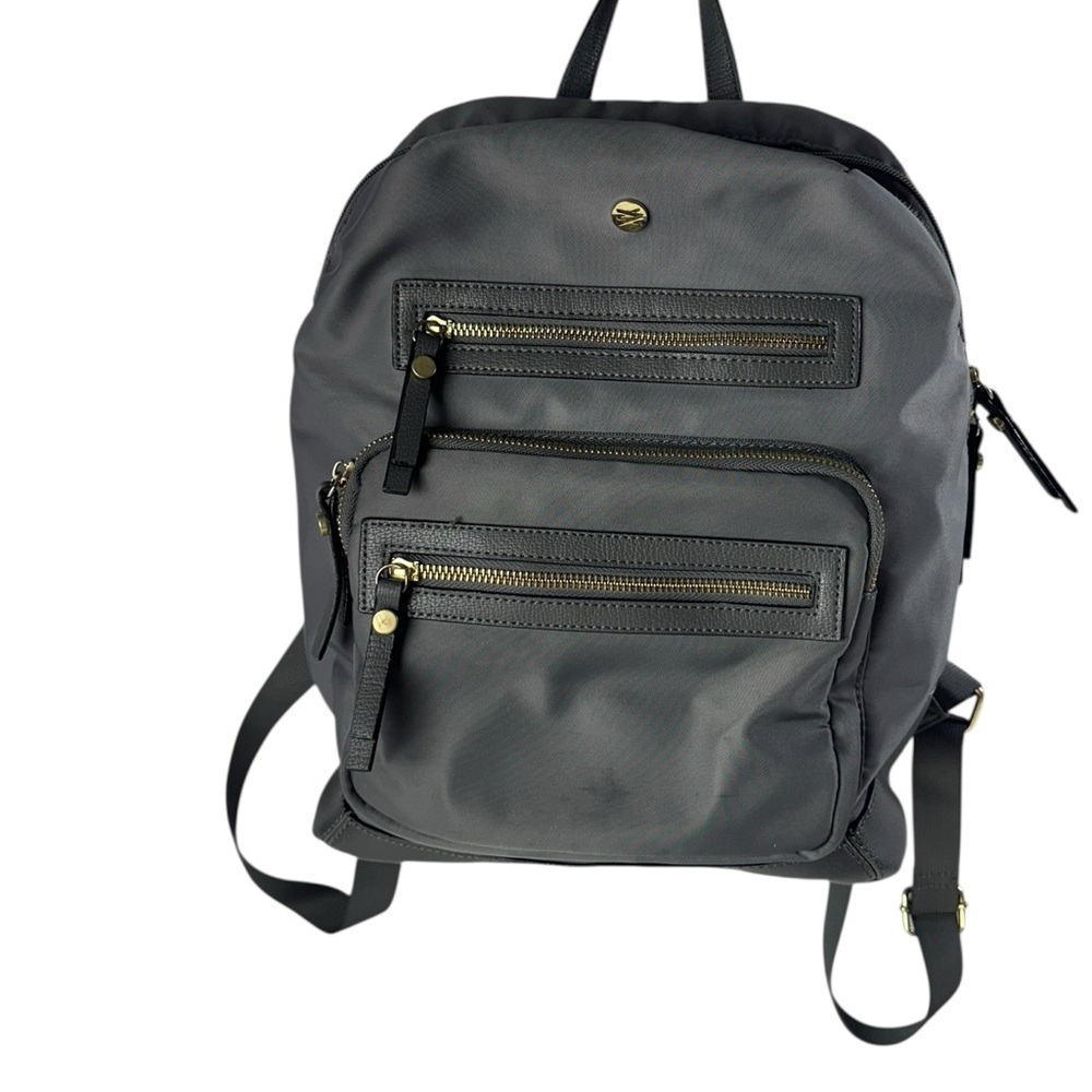 Travanti Nylon backpack with laptop pouch